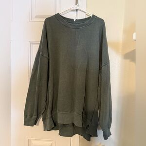 Aerie green sweatshirt